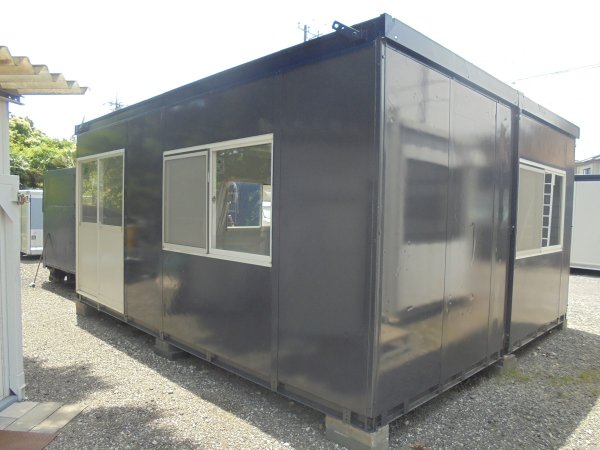 画像1: ユニットハウス　Ｓ３０　２連棟　【中古】Y25-06-008 (1)